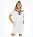 America Zip White Dress