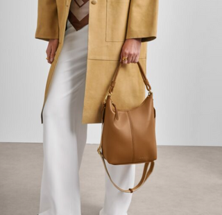 Hallie Satchel Bag Carmel