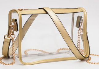 Clear Rectangle Stadium Crossbody Bag
