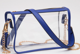Clear Rectangle Stadium Crossbody Bag