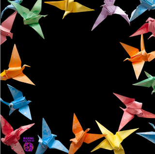 Origami Crane Mahjong Mat