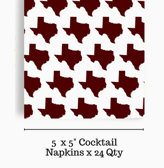 Howdy Helping Texas 24ct Cocktail Napkin Separates (3ply)