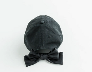 Cotton Dupioni Bow Cap