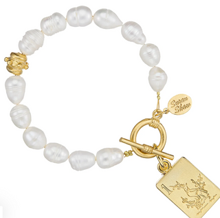 Bird Bam Mahjong Pearl Bracelet
