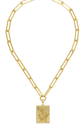 Bird Bam Mahjong Large Paperclip Necklace