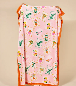 Snuggle Up Plush Blanket–It's Mahj Time