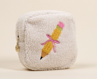 Teddy Pouch–Square Pencil Me in