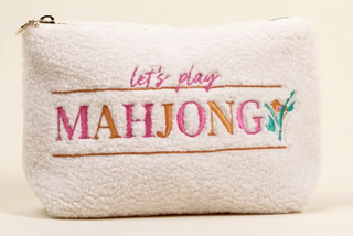 Teddy Pouch–Let's Play Mahjong