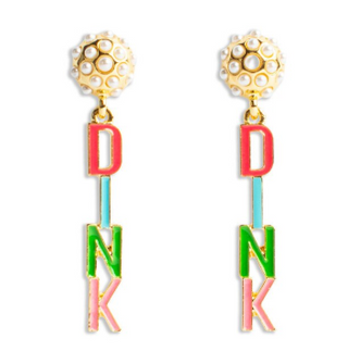 Dink Pearl Drop Earrings