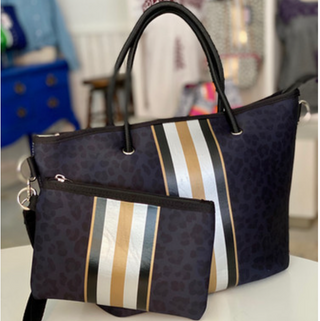 The Lizzy Mini Neoprene Tote and Wristlet