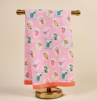 Waffle Tea Towel–It's Mahj Time
