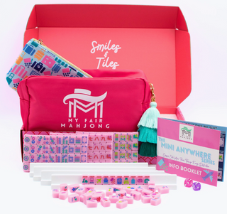 Mini Travel Mahjong | Mini Anywhere Series | Pink
