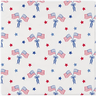 Cocktail Napkin American Flag