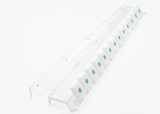 Clear Acrylic Mahjong Rack and Pusher, Set of 4