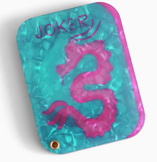 Mahjong Joker Compact Mirror