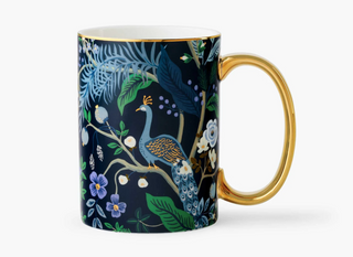 Peacock Porcelain Mug
