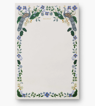 Peacock Memo Notepad