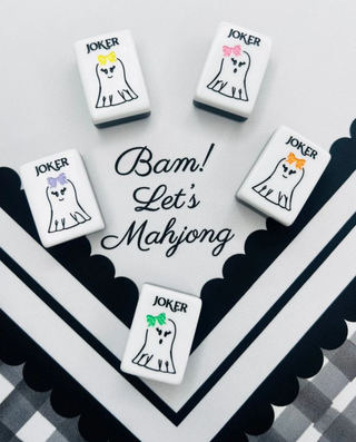 Hocus Pocus - Halloween Mahjong Tiles with Mat & Shufflers