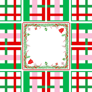 Holly Jolly Christmas Mahjong Tiles with Mat & Shufflers
