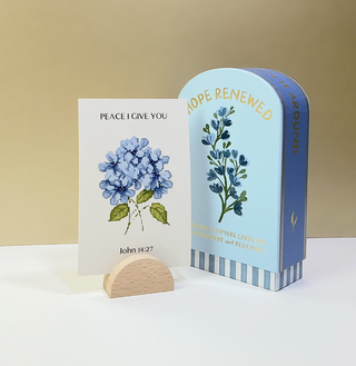 Faith Collection Guided Cards W/Stand Hope Renewed