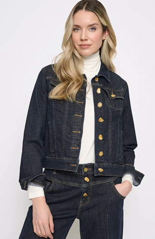 Gold Button Denim Jacket