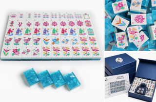 Tropical Escape Mahjong Tile Set