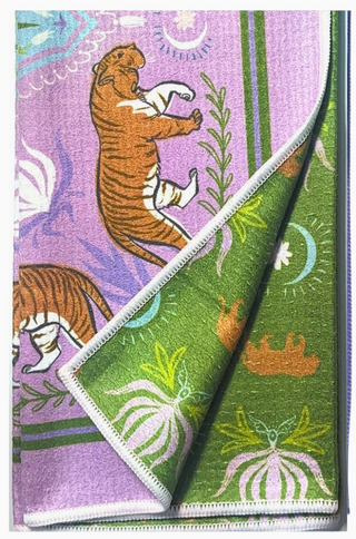 Moon Tiger Double-Sided Tea Towel