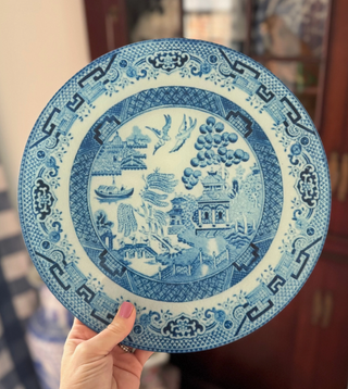 Grandmillennial China Plate Cutting Board