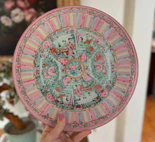 Grandmillennial China Plate Cutting Board