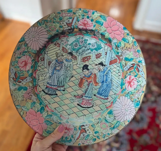 Grandmillennial China Plate Cutting Board
