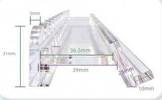 Clear Magnetic Mahjong Racks