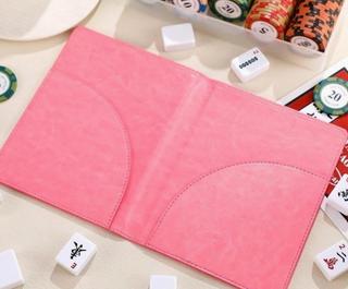 Vegan Leather Mahjong Card Foilo