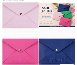 Nmjl Leather Card Clutch