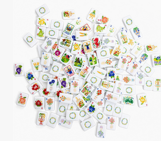 Country Garden Mahjong Tile Set