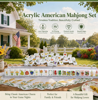 Country Garden Mahjong Tile Set
