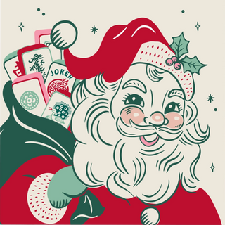 Mahjong Holiday Cocktail Napkins