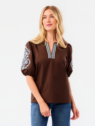 Angela Top - Espresso