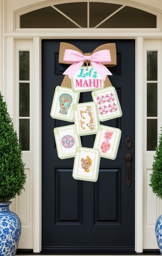 Let’S Mahj! Tile Door Hanger