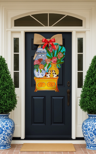 'for the Love of Chinois' Door Hanger