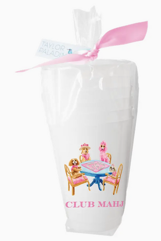 Mahjong Dogs Frosted Cup
