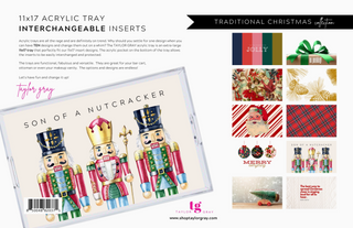 11x17 Traditional Christmas Insert Set of 10