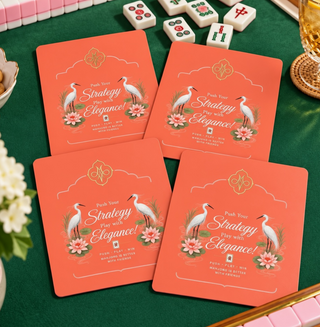 Coral Herons Tile Shufflers