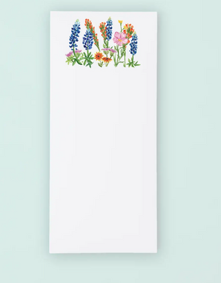 Texas Wildflowers List Pad