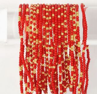 Stretch Beaded Solid Game Day Bracelets set of 3