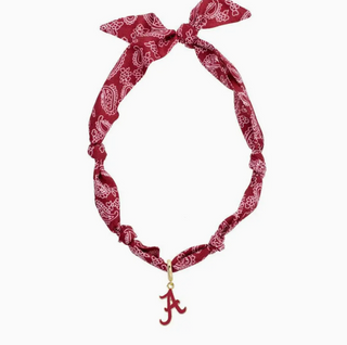 Collegiate Bandana Scarf Necklace