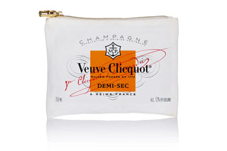Flat Zip- ORANGE V LABEL Cosmetic Case
