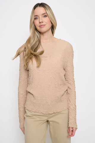 The Morgan Long Sleeves Pleated Top
