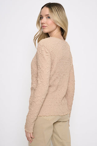 The Morgan Long Sleeves Pleated Top