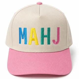 MAHJ Mahjong Two-Toned Hat for Women