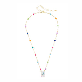 Bird Bam Layering Necklace in Pastel Multi